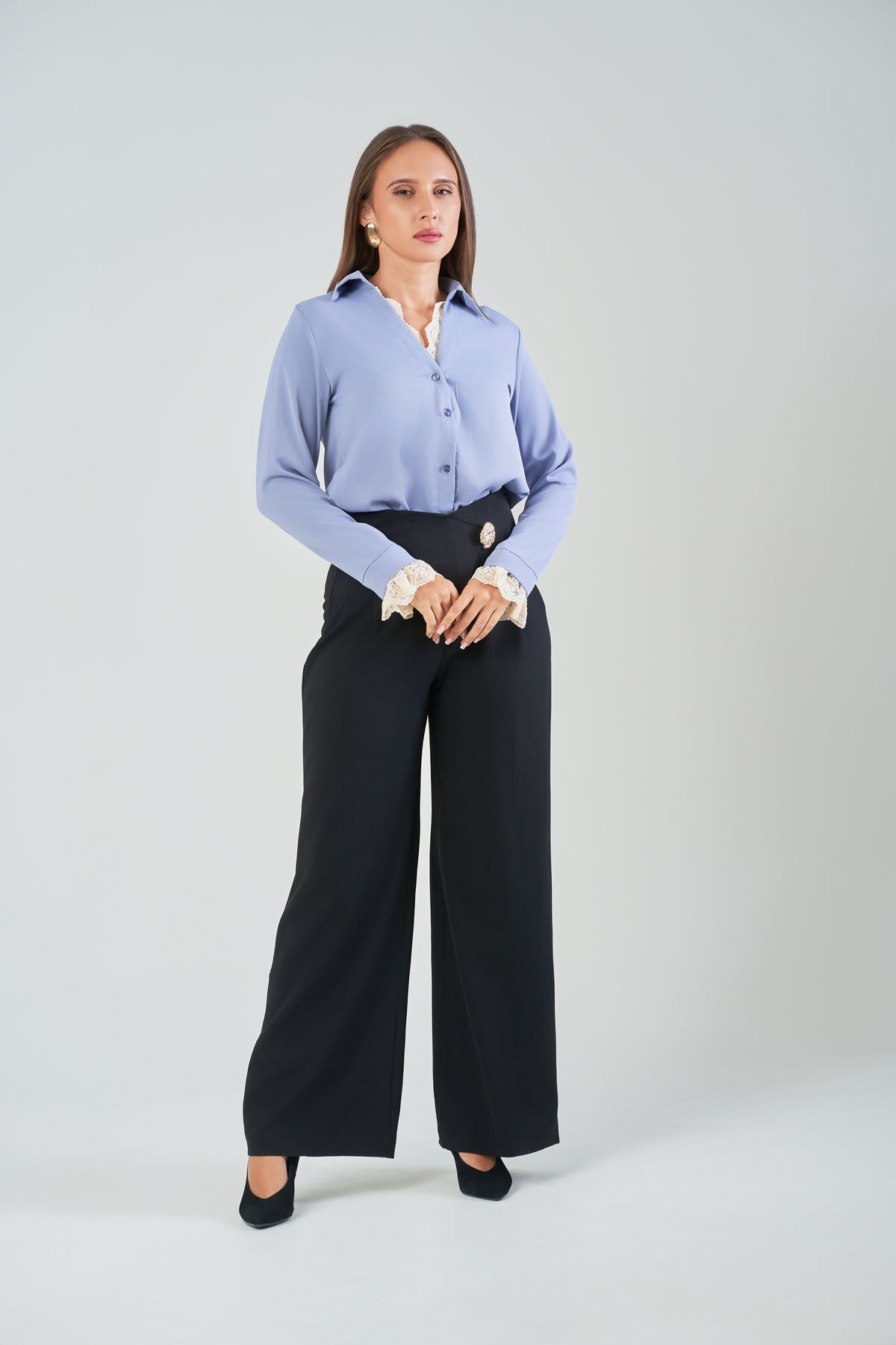 Signature buckle pant