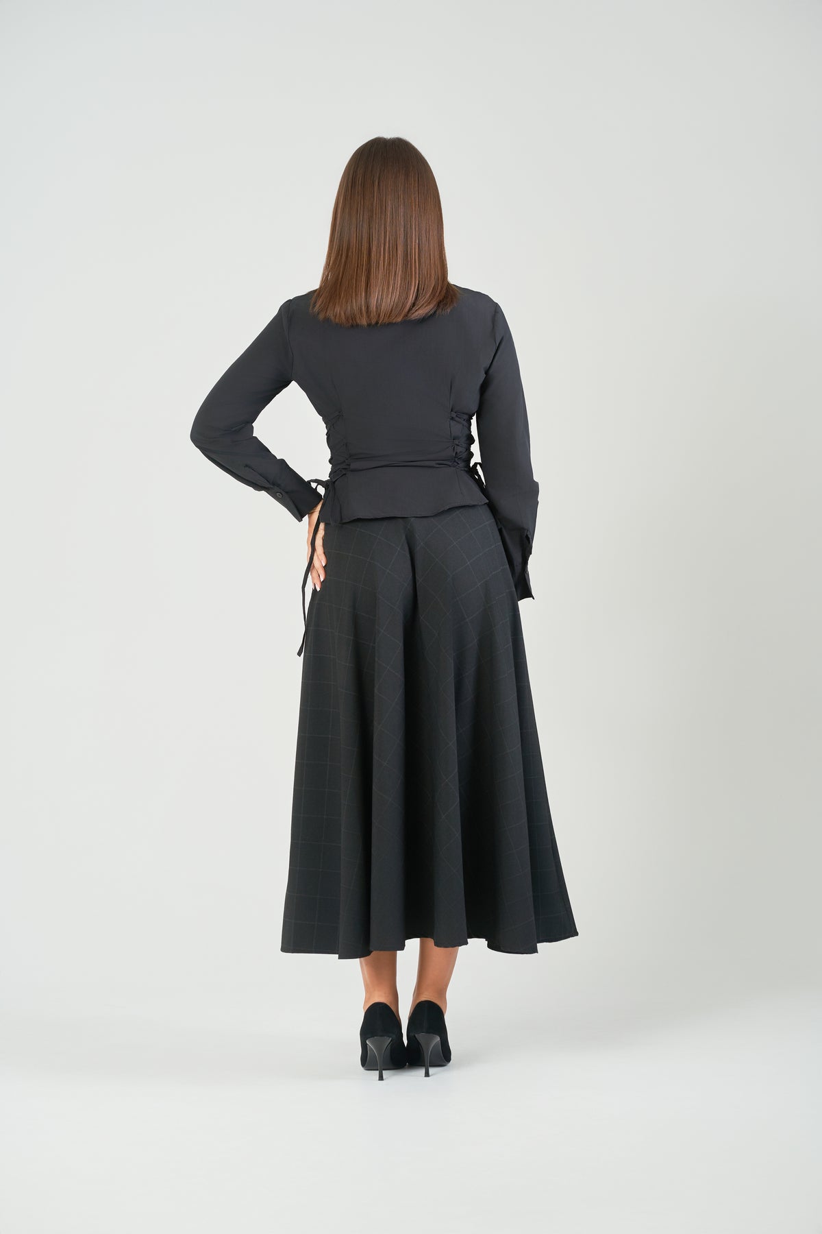 Corset detailed shirt