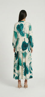 Colorful splash dress