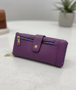 Metal Zipper Wallet