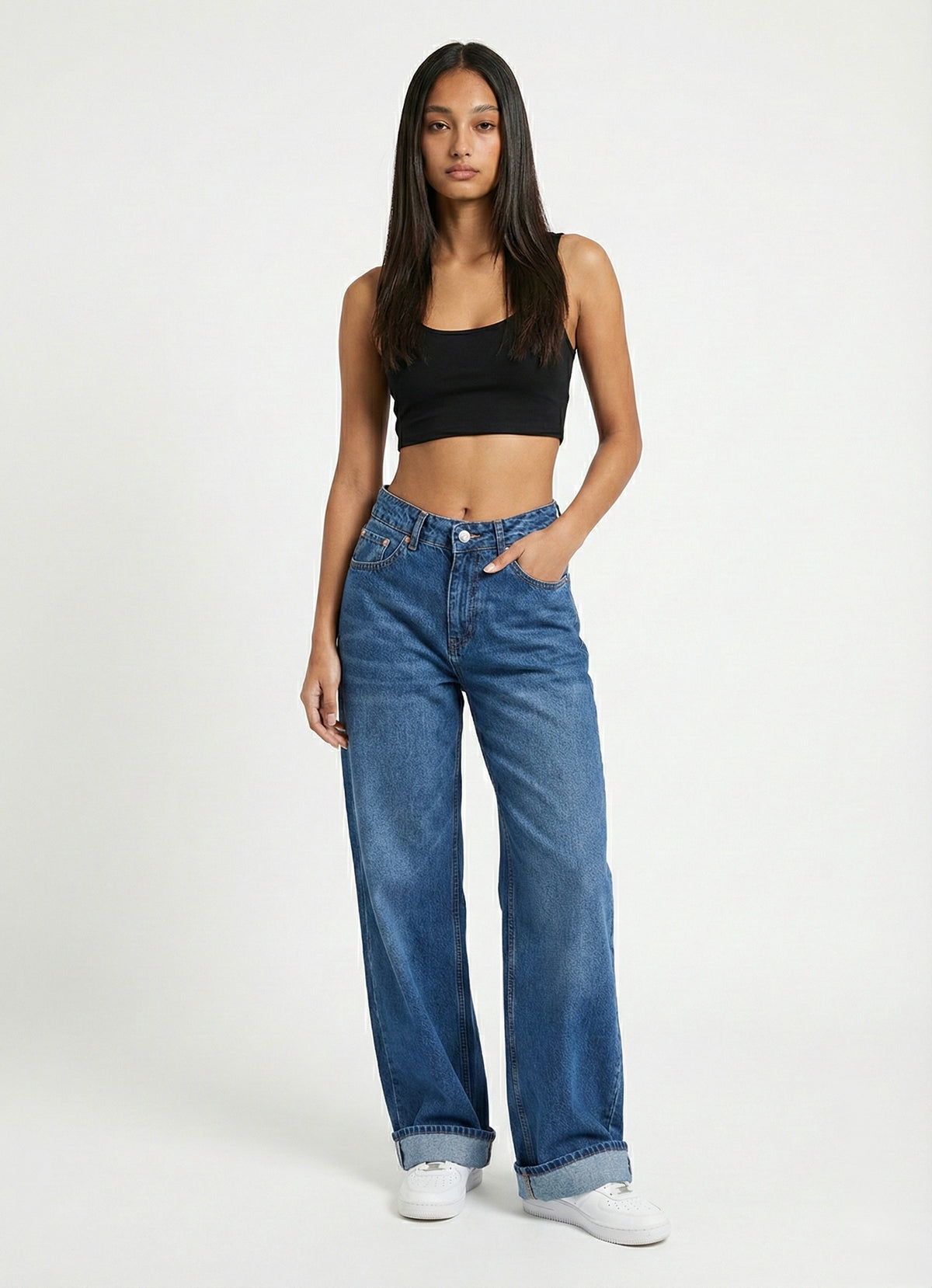 Vintage fold jean