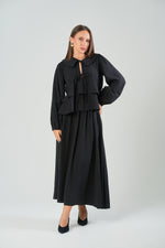 Baby collar skirt set
