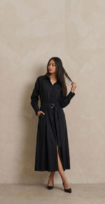 satin long dress