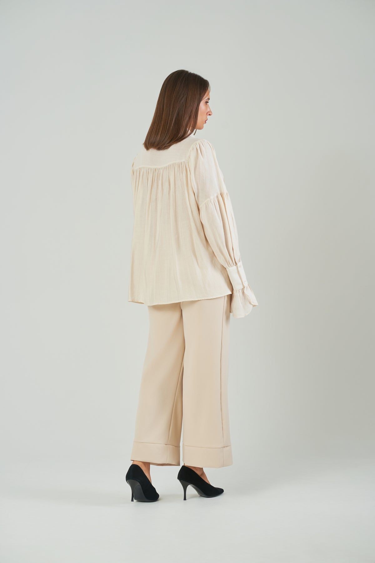 Luna draped shirt