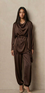 Satin Blouse set