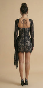 Lace mini dress
