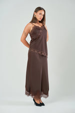 Silk lace skirt