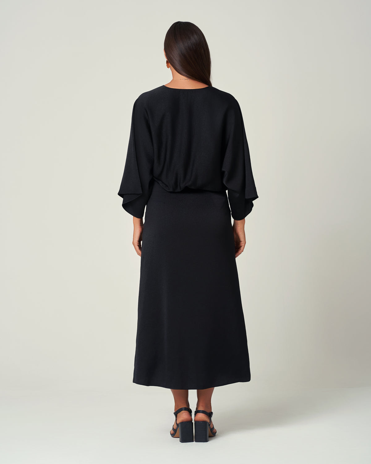 Black Satin Dress