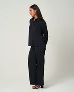 Black Satin Trouser