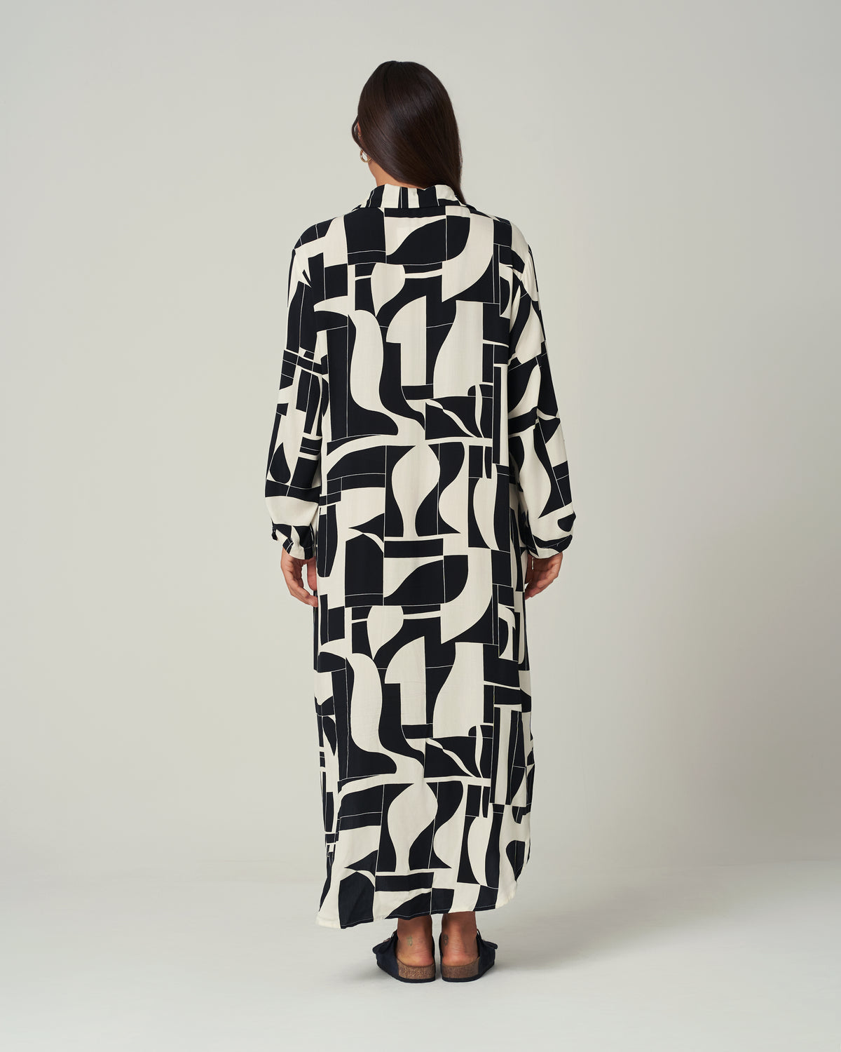 Black&White Harmony Dress