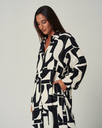 Black&White Harmony Dress