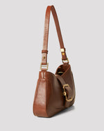 Signature Buckle Bag Brown