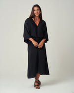 Black Satin Dress