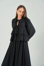Baby collar skirt set