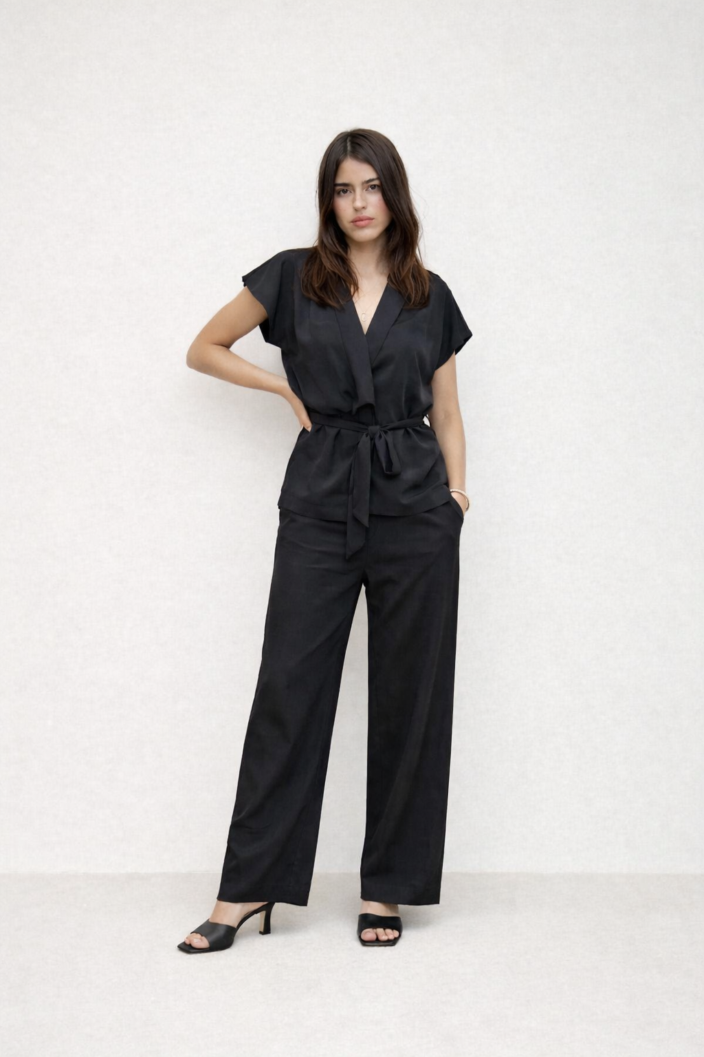 short sleeve blazer set