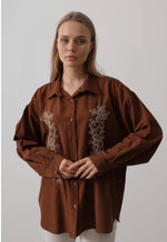 stone-embroidered shirt