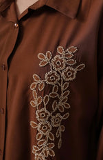 stone-embroidered shirt