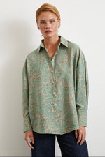green leopard shirt