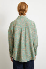 green leopard shirt