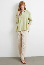 pistachio green shirt