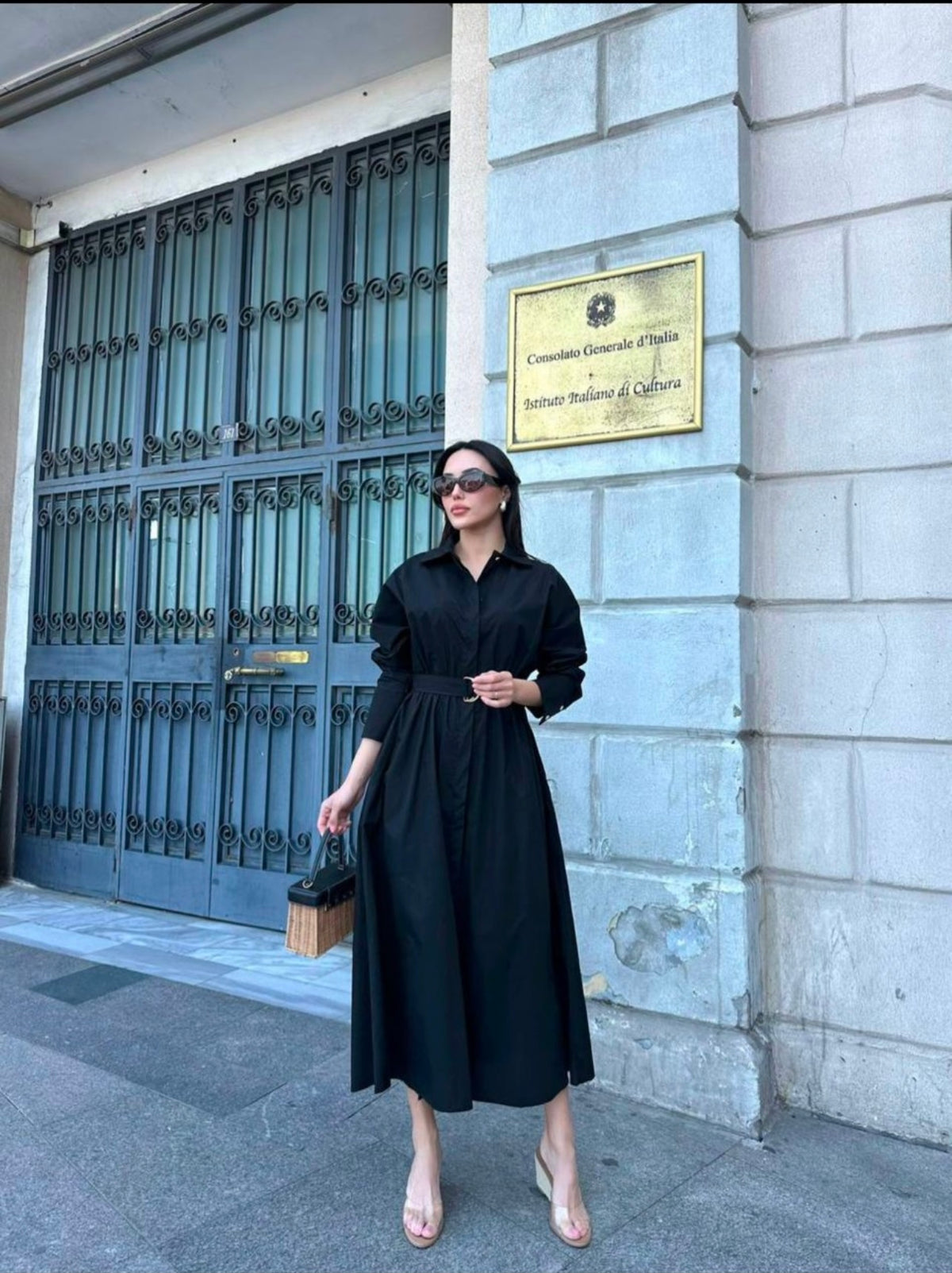 satin long dress