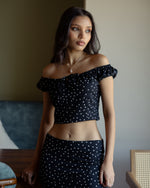 polka dot top